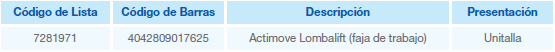 Actimove LombaLift